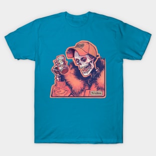 Skeleton Cheers Sunglow T-Shirt